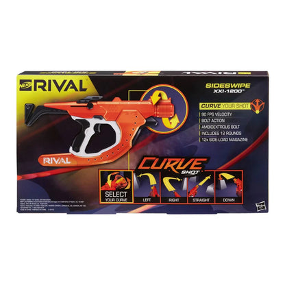 NERF Rival Sideswipe XXI-1200 Blaster – High-Impact Foam Ball Blaster
