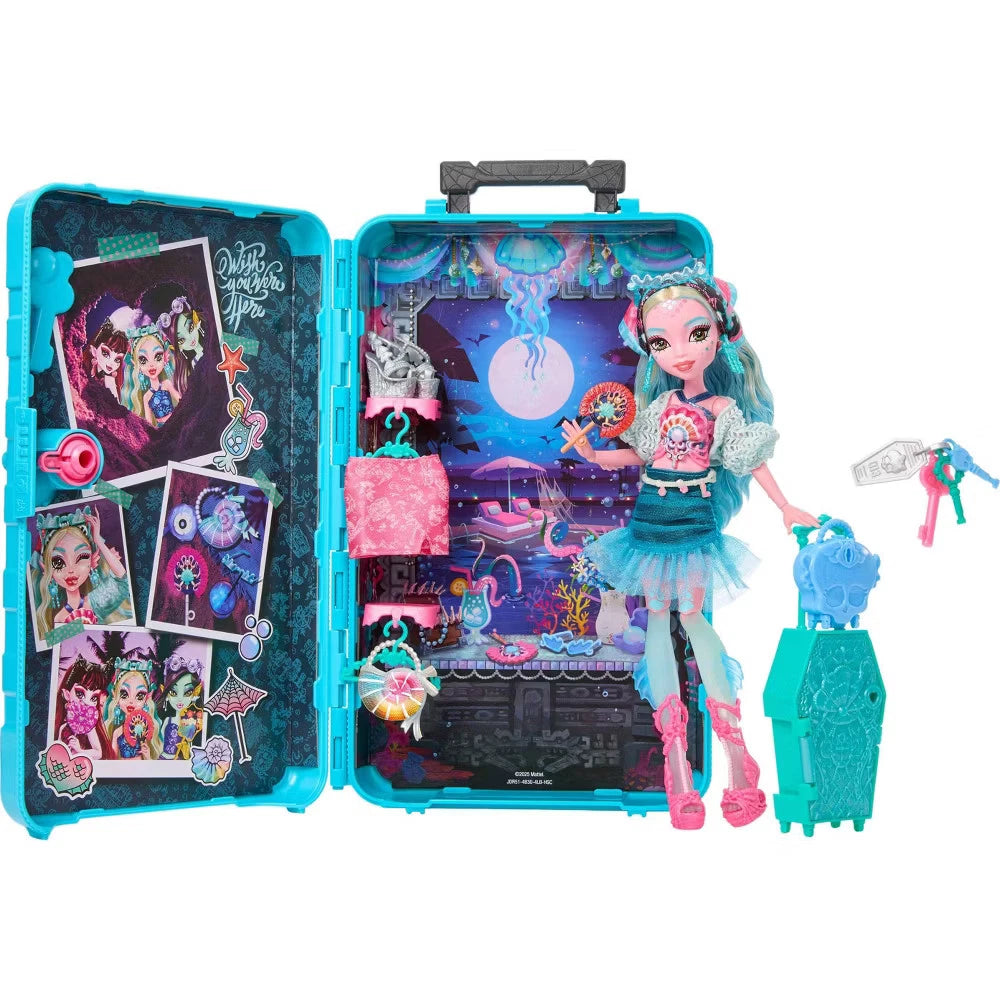 Monster High Skulltimate Secrets Gore-geous Oasis Playset Lagoona Blue Doll