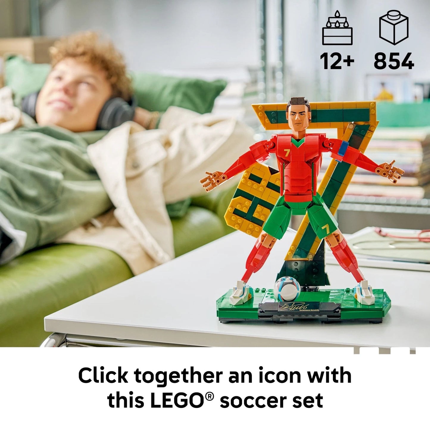 LEGO 66823 Editions Cristiano Ronaldo Collector's Set Co-Pack, Building Toy with