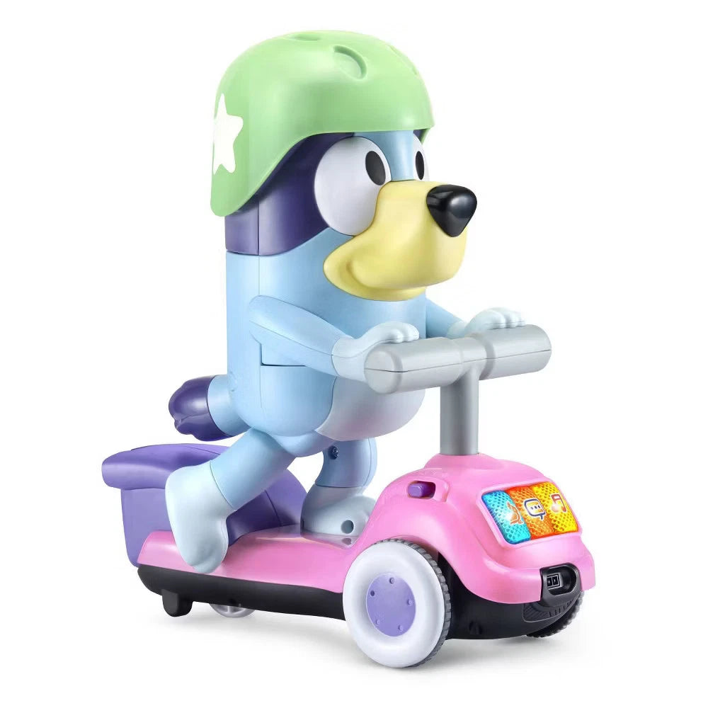 Bluey Scooter Time VTech toy with songs dancing obstacle avoidance and interactive games