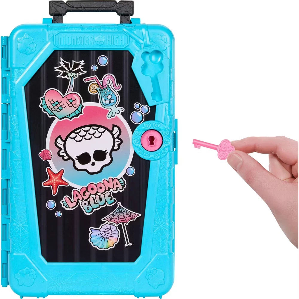 Monster High Skulltimate Secrets Lagoona Blue set with 19 plus surprises and hidden keys