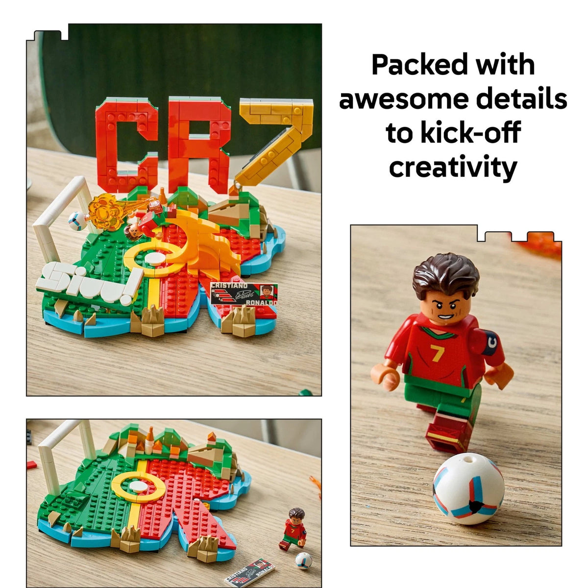 LEGO 66823 Editions Cristiano Ronaldo Collector's Set Co-Pack, Building Toy with