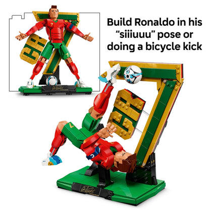 LEGO 66823 Editions Cristiano Ronaldo Collector's Set Co-Pack, Building Toy with