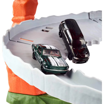 Matchbox The Movie Mountain Helicopter Escape Playset & Cars