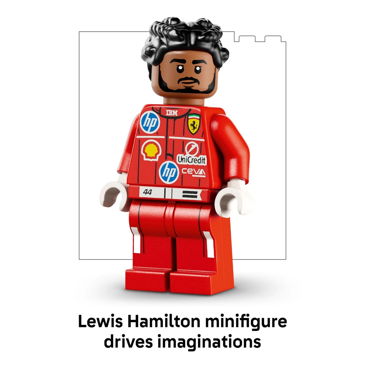 LEGO Editions Scuderia Ferrari HP Lewis Hamilton Helmet Building Set, 884