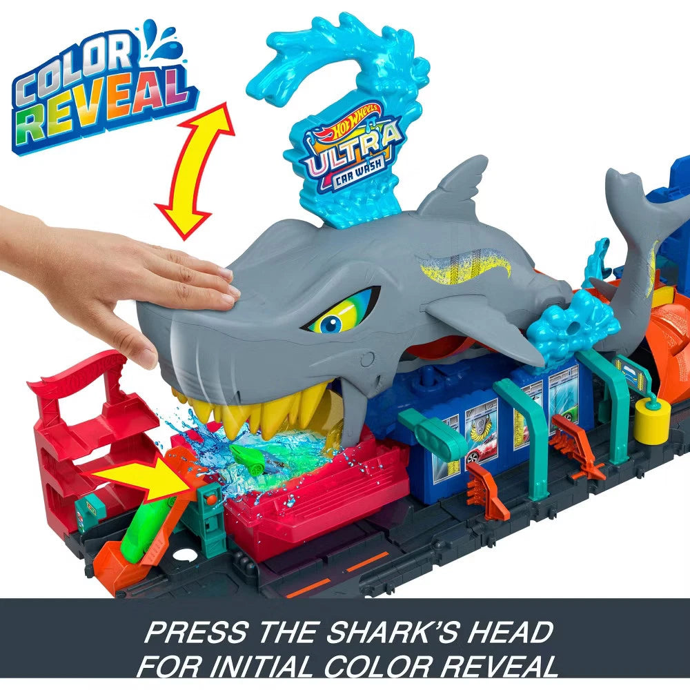 Hot Wheels Attacking Shark Escape Trackset – Thrilling Stunt & Racing Playset