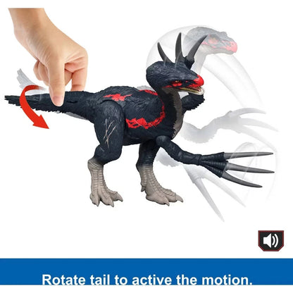 Jurassic World Slash N Roar Therizinosaurus Dinosaur Figure with Sound & Attack Action Toy