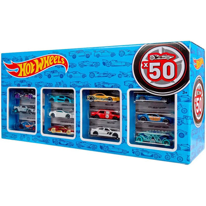 Hot Wheels 50 Car Pack – Premium Die-Cast Toy Cars Gift Set for Kids & Collectors