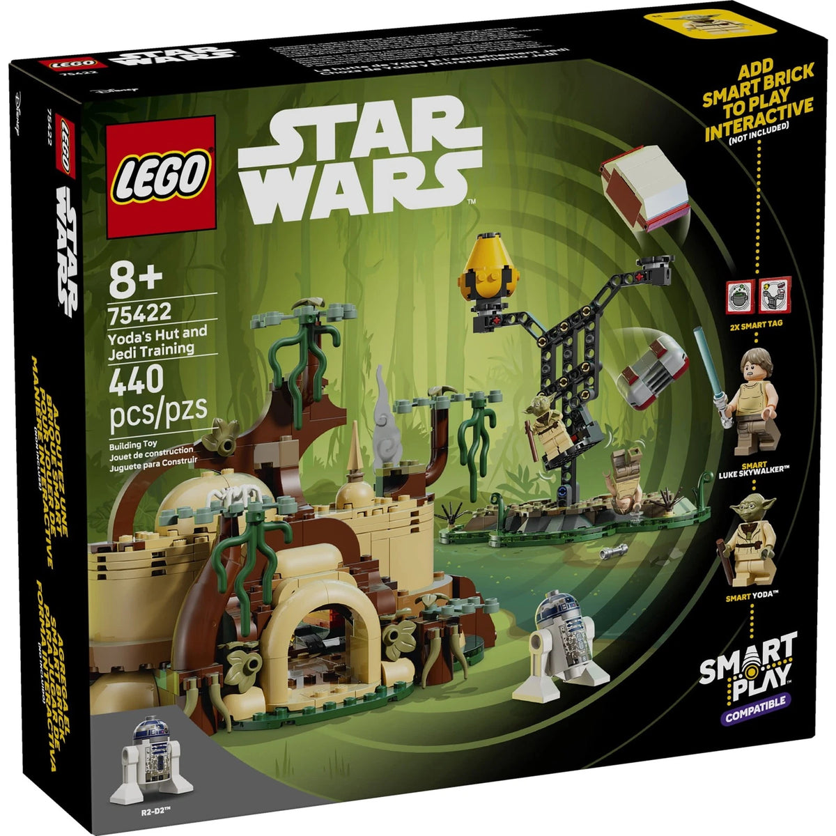 LEGO Star Wars Dagobah Yoda’s Hut Jedi Training building toy for ages 8+