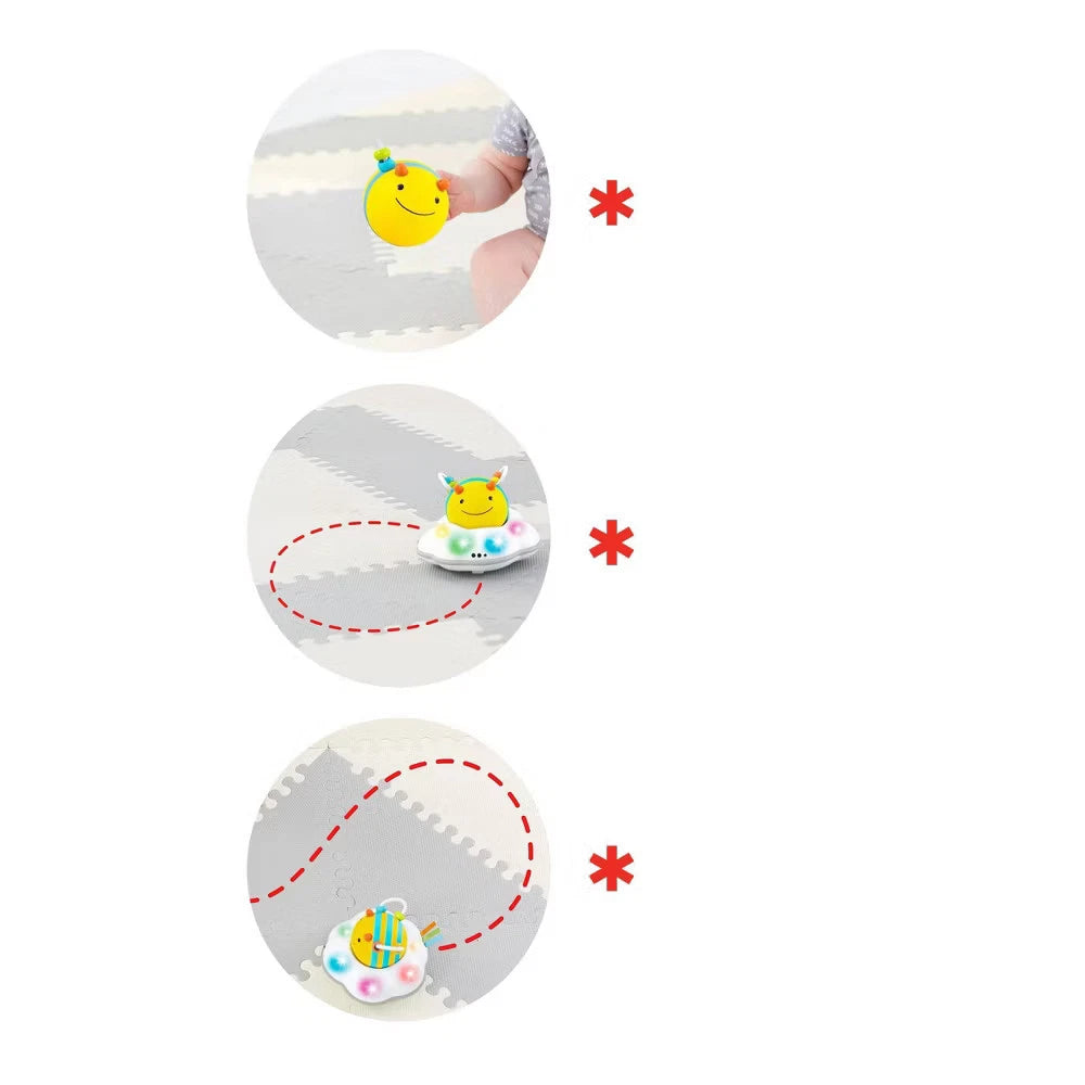 Skip Hop Explore & More Follow-Bee Crawl Toy: Sensory Development Baby Musical
