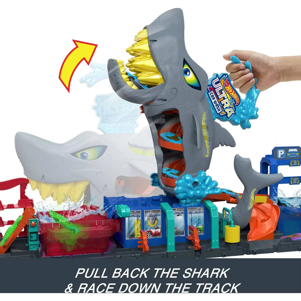 Hot Wheels Attacking Shark Escape Trackset – Thrilling Stunt & Racing Playset