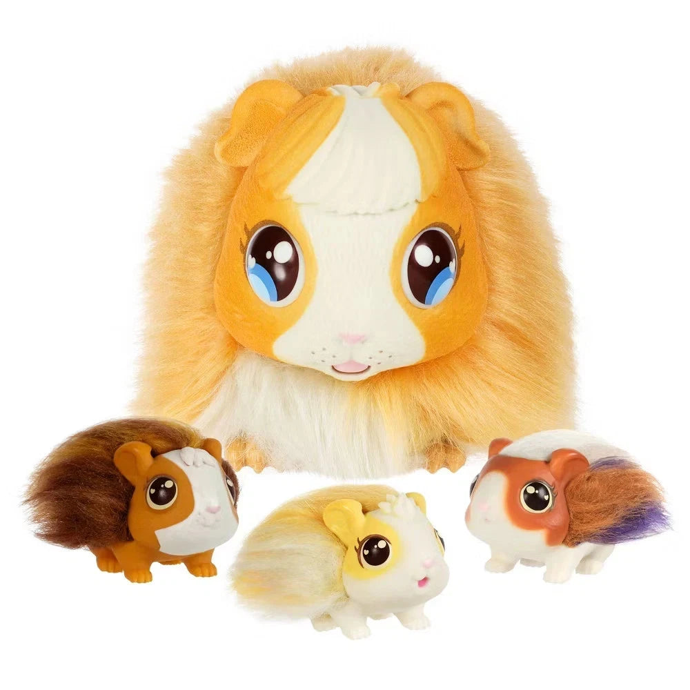 Little Live Pets, Mama Surprise, Soft, Interactive Mama Guinea Pig, 20+ Sounds & Reactions, Ages 4+