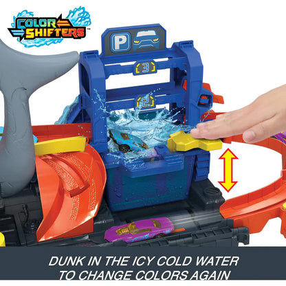 Hot Wheels Attacking Shark Escape Trackset – Thrilling Stunt & Racing Playset