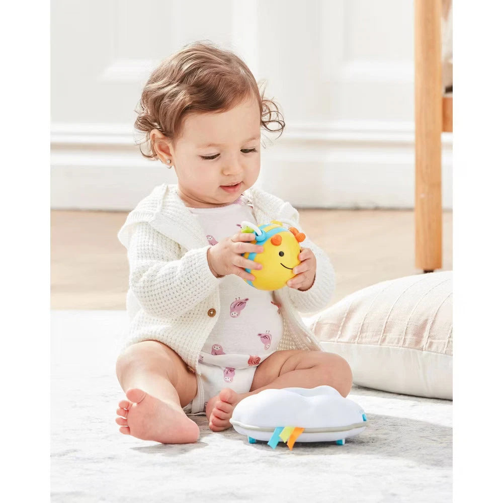 Skip Hop Explore & More Follow-Bee Crawl Toy: Sensory Development Baby Musical