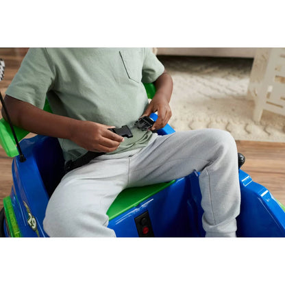 Flybar FunPark Racer Bumper Car – Blue Ride-On Toy for Kids Ages 1.5–4
