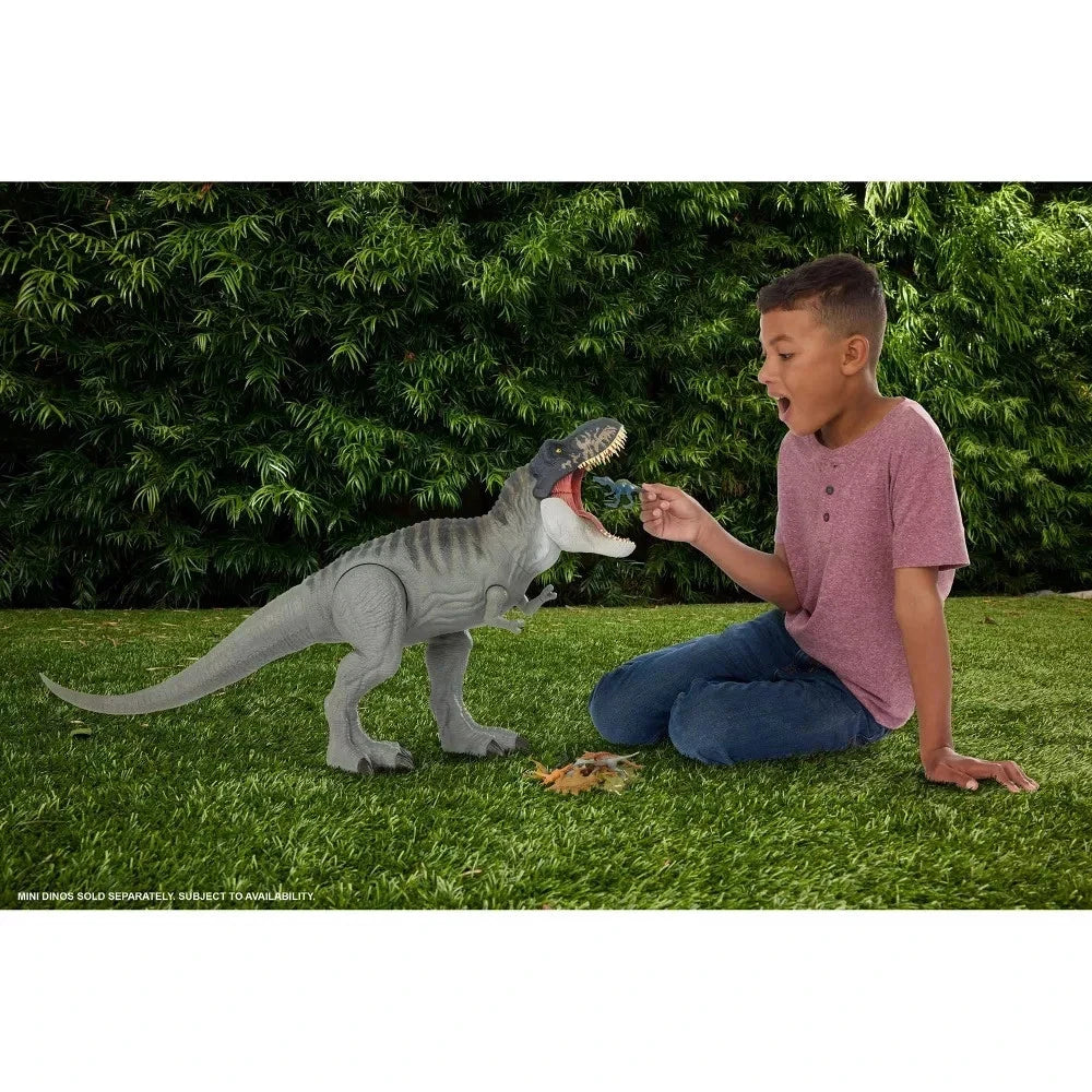 Jurassic World Rebirth Super Colossal Tyrannosaurus Rex Action Figure | Massive T-Rex Dinosaur Toy