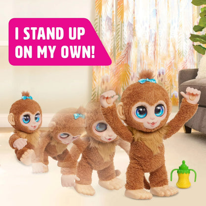 furReal Peanut the Playful Monkey Interactive Plush Toy for Kids