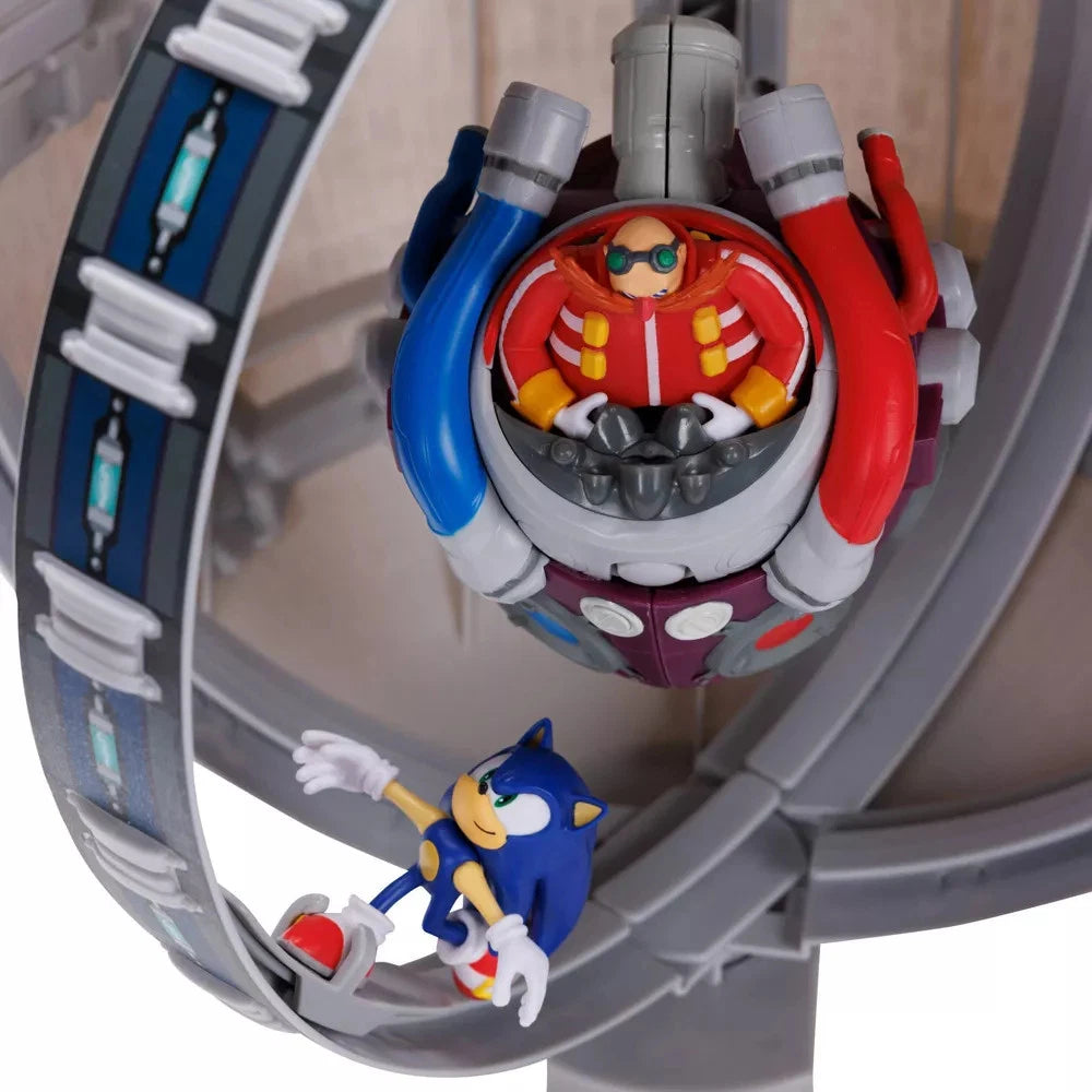 Sonic the Hedgehog Death Egg Playset – 13-Piece Track Set with Dr. Eggman & Sonic Action