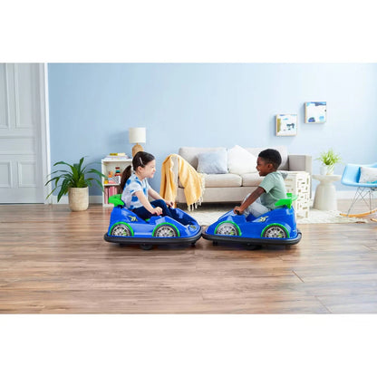 Flybar FunPark Racer Bumper Car – Blue Ride-On Toy for Kids Ages 1.5–4