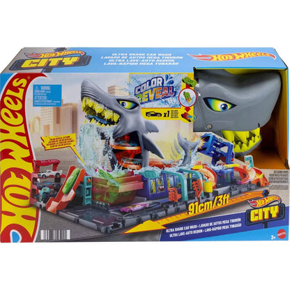 Hot Wheels Attacking Shark Escape Trackset – Thrilling Stunt & Racing Playset