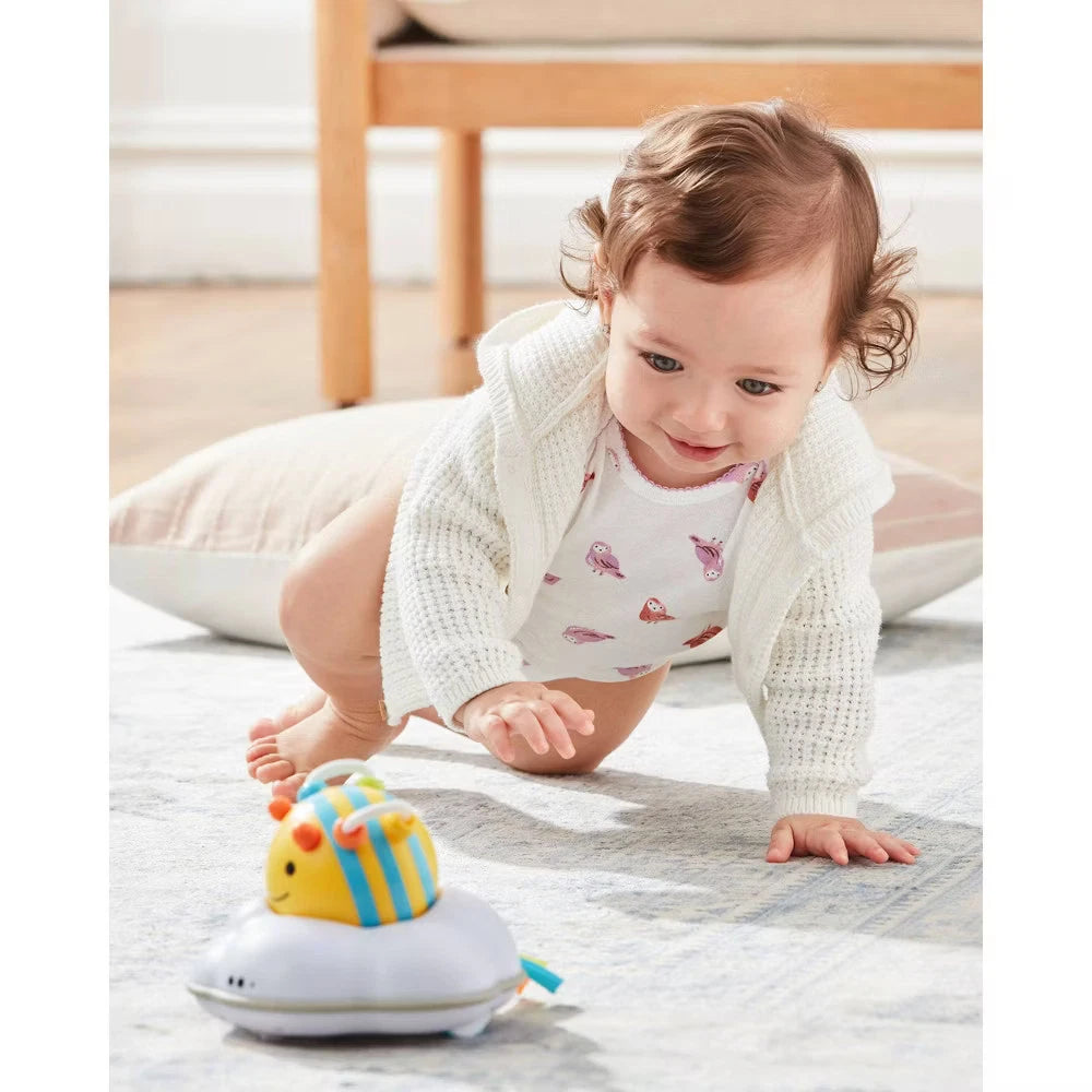 Skip Hop Explore & More Follow-Bee Crawl Toy: Sensory Development Baby Musical