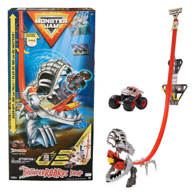 Monster Jam ThunderRoarus Playset with 1:64 Scale Truck