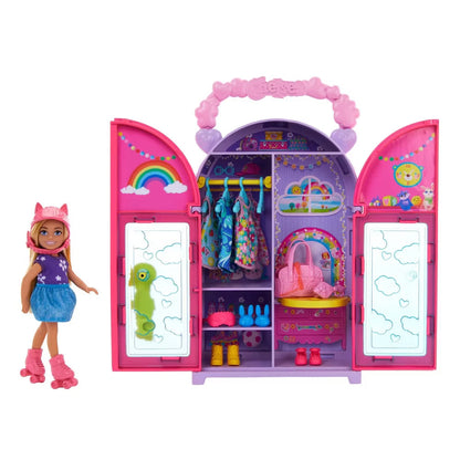 Barbie Chelsea Doll & Closet Playset – Clothes & Accessories Included