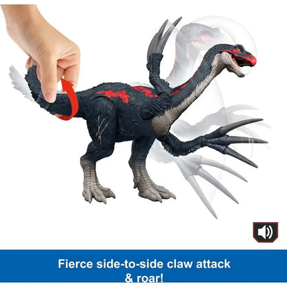 Jurassic World Slash N Roar Therizinosaurus Dinosaur Figure with Sound & Attack Action Toy