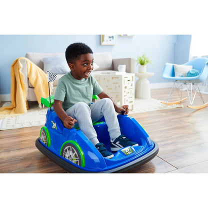Flybar FunPark Racer Bumper Car – Blue Ride-On Toy for Kids Ages 1.5–4