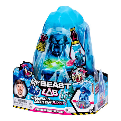 MrBeast Lab Cryo Lab Mystery Collector Playset 7" 30+ Lights Sounds Fingerprint