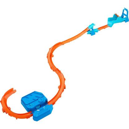 Hot Wheels Track Creator Boosted Jump Speedway Set with 1:64 Scale Car