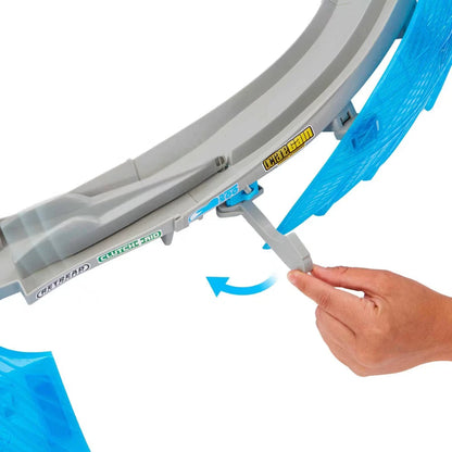Disney Pixar Cars Speedway Trackset – 5ft Motorized Racing Track with Lane Changes & Booster