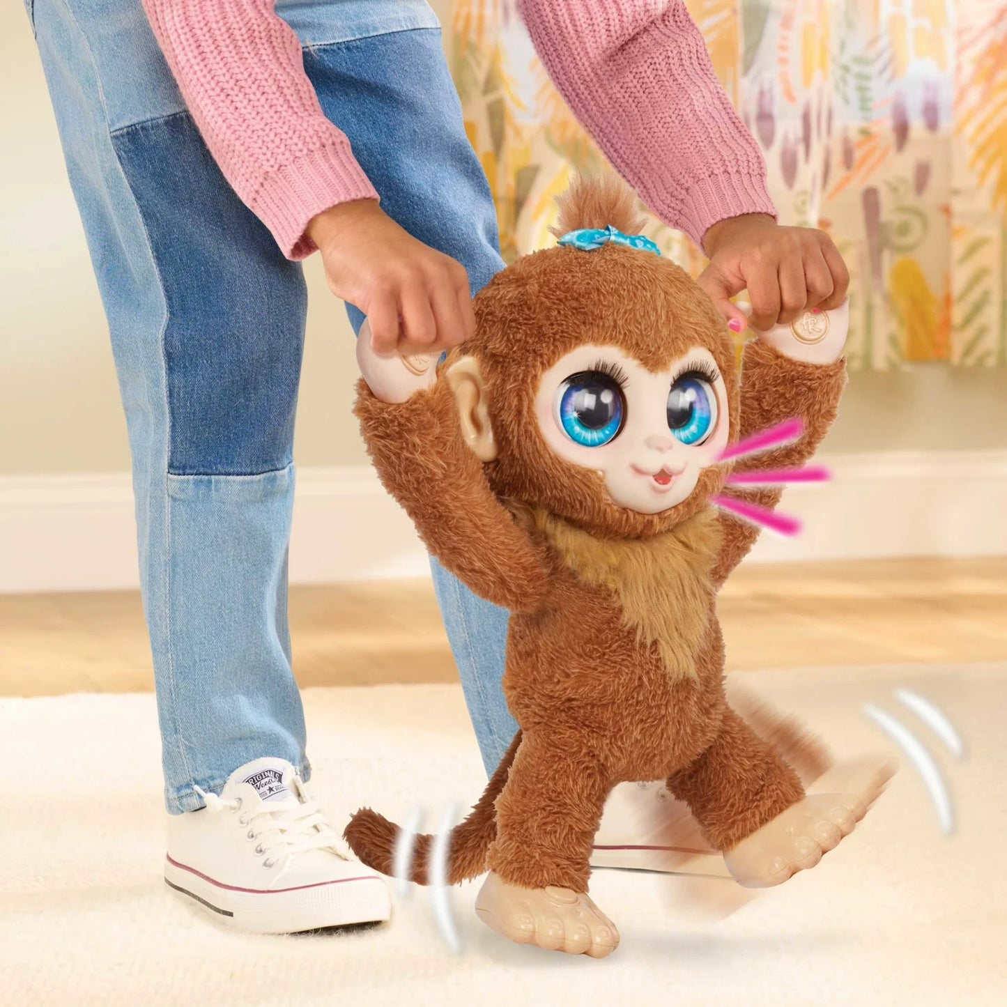 furReal Peanut the Playful Monkey Interactive Plush Toy for Kids