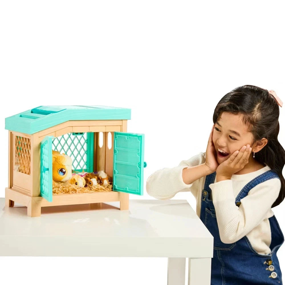 Little Live Pets, Mama Surprise, Soft, Interactive Mama Guinea Pig, 20+ Sounds & Reactions, Ages 4+