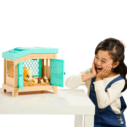 Little Live Pets, Mama Surprise, Soft, Interactive Mama Guinea Pig, 20+ Sounds & Reactions, Ages 4+
