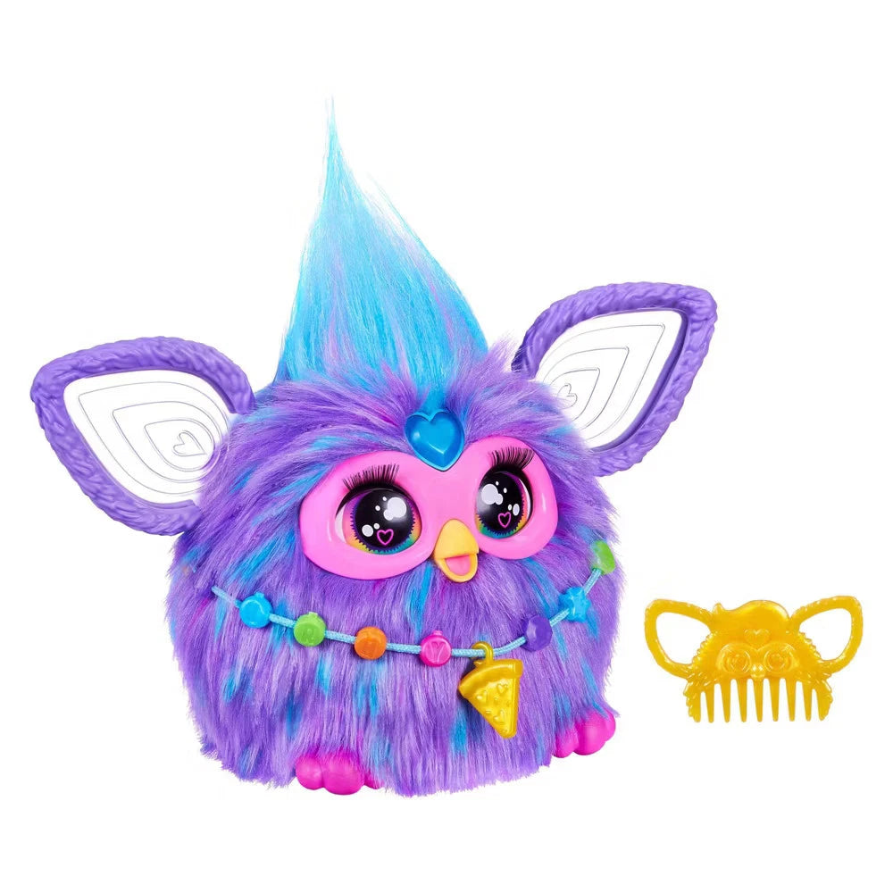Furby Tie Dye, 15 Fashion Accessories, Interactive Plush Toys for 6 Year Old Girls & Boys & Up, Voice Activated Animatronic