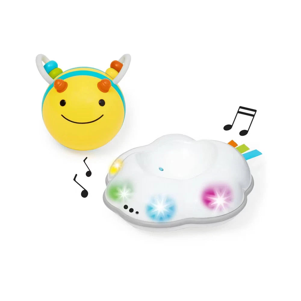 Skip Hop Explore & More Follow-Bee Crawl Toy: Sensory Development Baby Musical