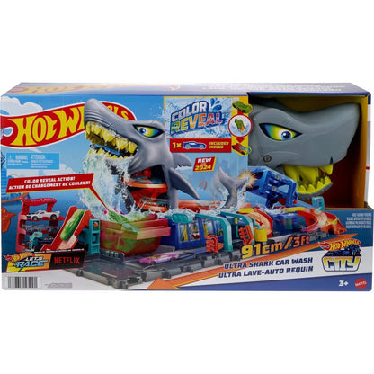 Hot Wheels Attacking Shark Escape Trackset – Thrilling Stunt & Racing Playset