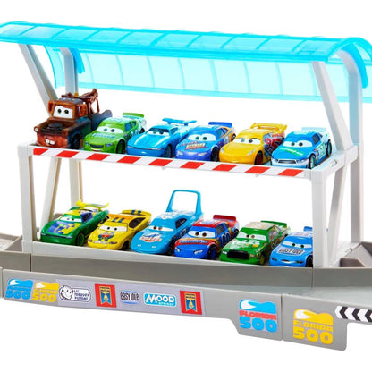 Disney Pixar Cars Speedway Trackset – 5ft Motorized Racing Track with Lane Changes & Booster