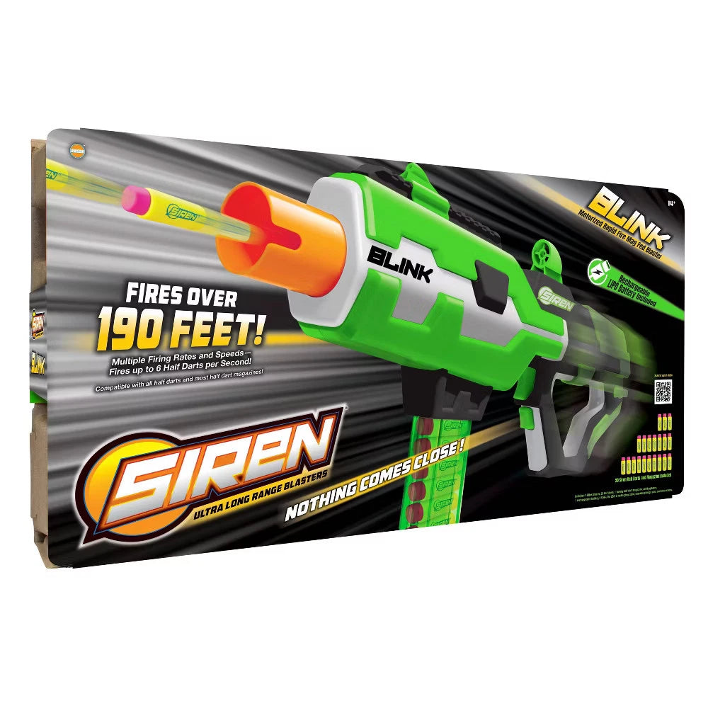 SIREN BLINK Ultra Long Range Blaster – High-Power Foam Dart Gun