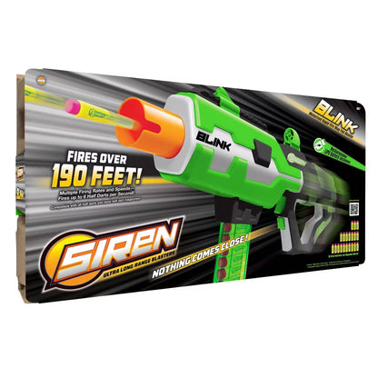 SIREN BLINK Ultra Long Range Blaster – High-Power Foam Dart Gun