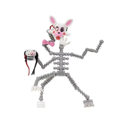 FNAF 4-Pack Collectible Figures by Jazwares – Toy Freddy, Toy Bonnie, Toy Chica & Mangle | Official Five Nights at Freddy's Action Figures