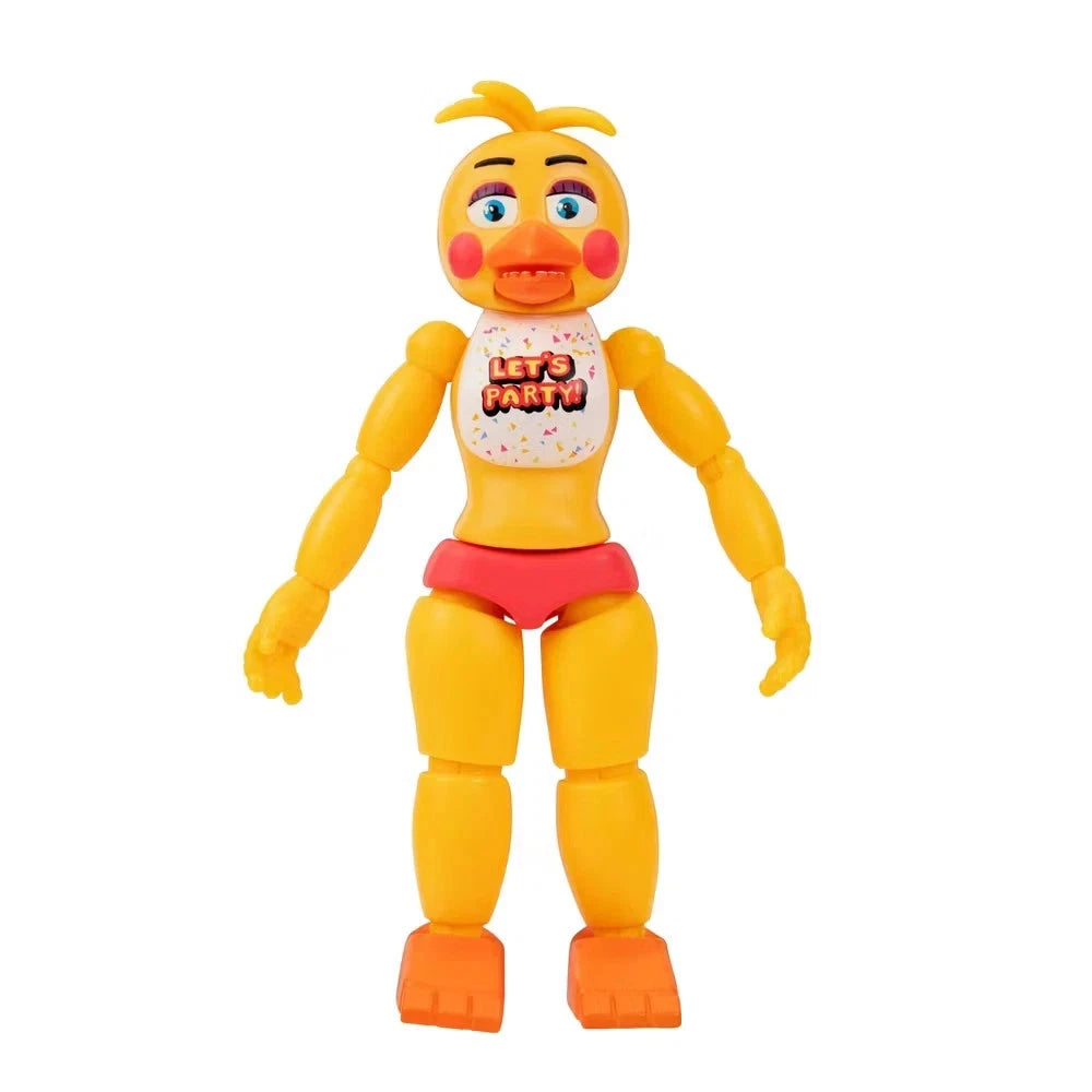 FNAF 4-Pack Collectible Figures by Jazwares – Toy Freddy, Toy Bonnie, Toy Chica & Mangle | Official Five Nights at Freddy's Action Figures
