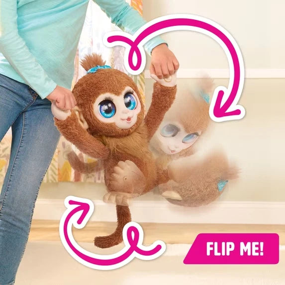 furReal Peanut the Playful Monkey Interactive Plush Toy for Kids