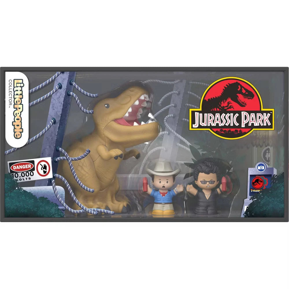 Little People Collector Jurassic Park Special Edition Set with Dinosaur
