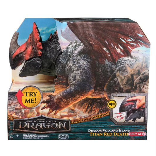 Titan Red Death Dragon Figure – How to Train Your Dragon Toy