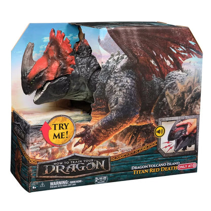 Titan Red Death Dragon Figure – How to Train Your Dragon Toy
